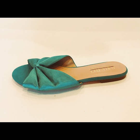 Sold Anthropologie Billy Ella Satin Blue Green - Picture 5 of 7